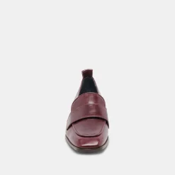 NYGEL LOAFERS CRANBERRY LEATHER