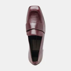 NYGEL LOAFERS CRANBERRY LEATHER