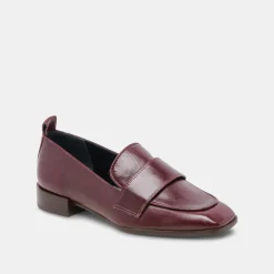NYGEL LOAFERS CRANBERRY LEATHER