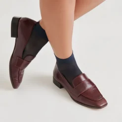 NYGEL LOAFERS CRANBERRY LEATHER