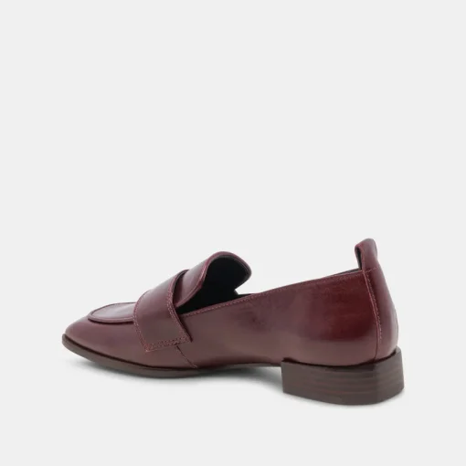 NYGEL LOAFERS CRANBERRY LEATHER
