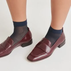 NYGEL LOAFERS CRANBERRY LEATHER