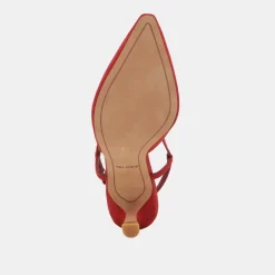 ODELA HEELS CRIMSON SUEDE