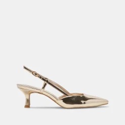 ODELA HEELS LIGHT GOLD STELLA