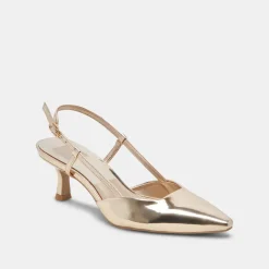 ODELA HEELS LIGHT GOLD STELLA