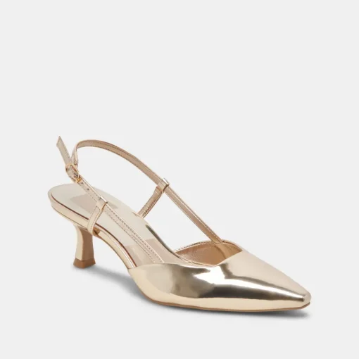 ODELA HEELS LIGHT GOLD STELLA