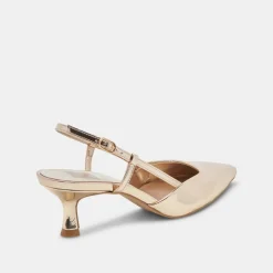 ODELA HEELS LIGHT GOLD STELLA