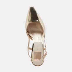 ODELA HEELS LIGHT GOLD STELLA