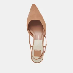 ODELA HEELS TOFFEE SUEDE
