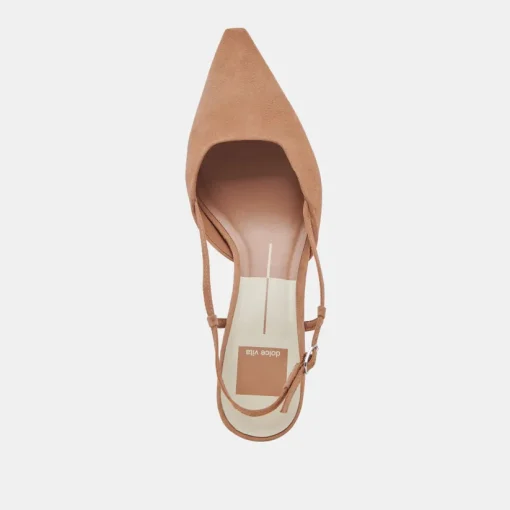 ODELA HEELS TOFFEE SUEDE