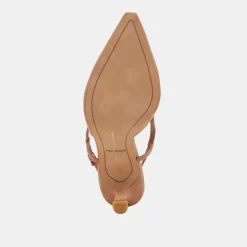 ODELA HEELS TOFFEE SUEDE