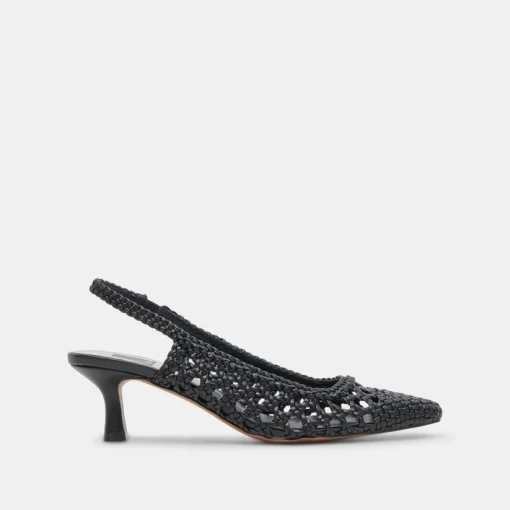 OLYMPA HEELS BLACK STELLA