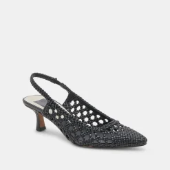 OLYMPA HEELS BLACK STELLA