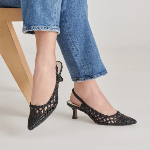 OLYMPA HEELS BLACK STELLA