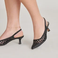 OLYMPA HEELS BLACK STELLA