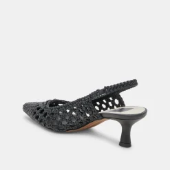OLYMPA HEELS BLACK STELLA