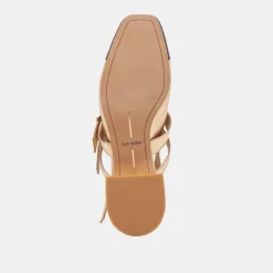 PATZY HEELS GOLD MULTI LEATHER