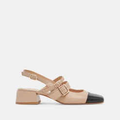 PATZY HEELS NUDE MULTI LEATHER