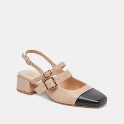 PATZY HEELS NUDE MULTI LEATHER