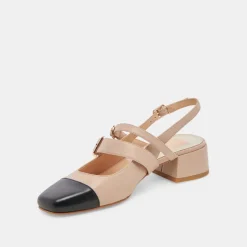 PATZY HEELS NUDE MULTI LEATHER