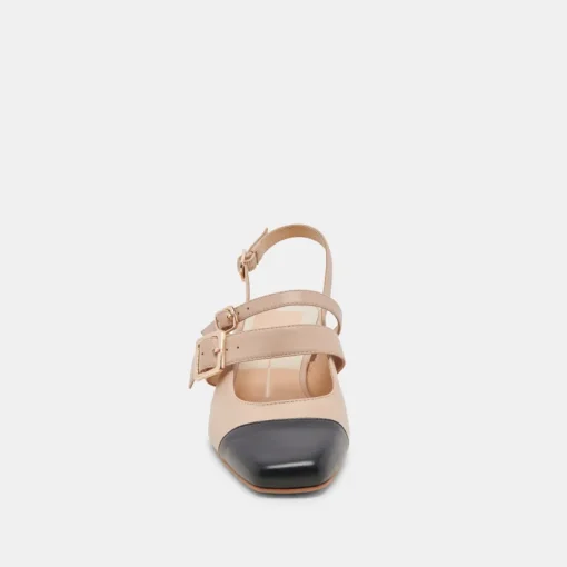 PATZY HEELS NUDE MULTI LEATHER