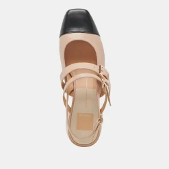 PATZY HEELS NUDE MULTI LEATHER