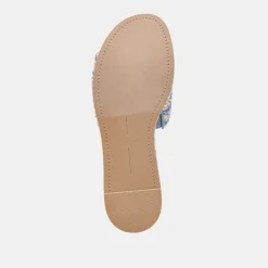 PAZLI SANDALS BLUE MULTI WOVEN