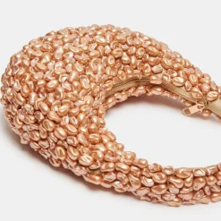 PEARLA SHOULDER BAG GOLD FAUX PEARL