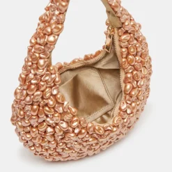 PEARLA SHOULDER BAG GOLD FAUX PEARL