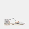 PEATY FLATS SILVER DISTRESSED LEATHER