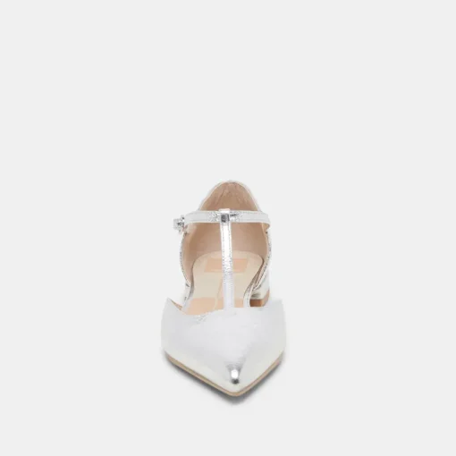 PEATY FLATS SILVER DISTRESSED LEATHER