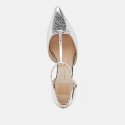 PEATY FLATS SILVER DISTRESSED LEATHER