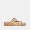 RALLI SANDALS NATURAL MULTI KNIT