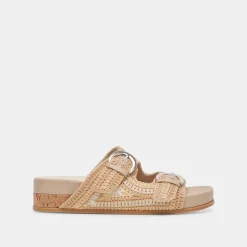 RALLI SANDALS NATURAL MULTI KNIT