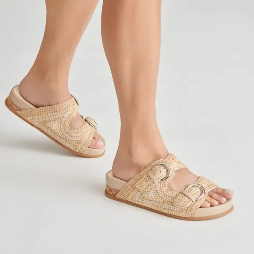 RALLI SANDALS NATURAL MULTI KNIT