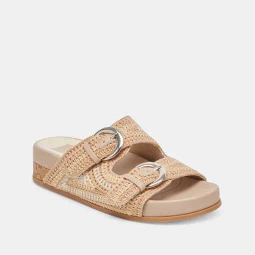 RALLI SANDALS NATURAL MULTI KNIT