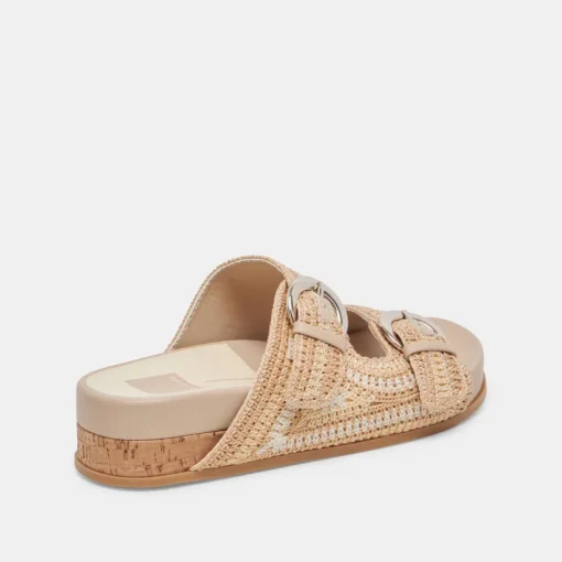 RALLI SANDALS NATURAL MULTI KNIT