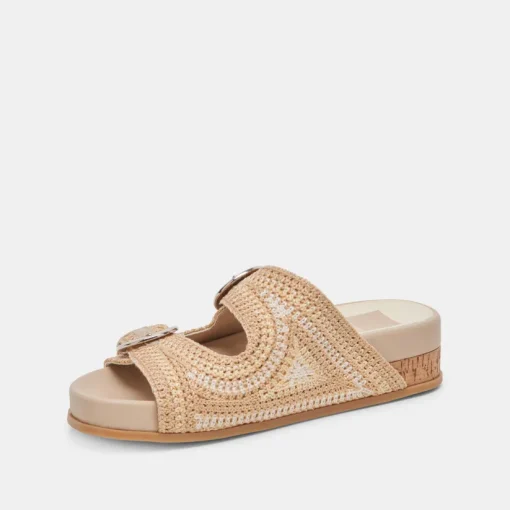 RALLI SANDALS NATURAL MULTI KNIT