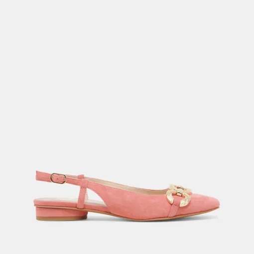 RAMANO FLATS CORAL SUEDE