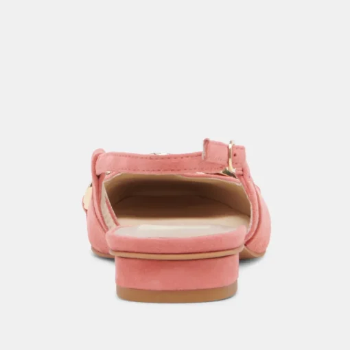 RAMANO FLATS CORAL SUEDE