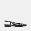 RAMANO FLATS MIDNIGHT CRINKLE PATENT