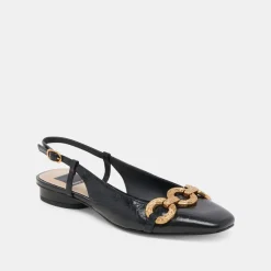 RAMANO FLATS MIDNIGHT CRINKLE PATENT