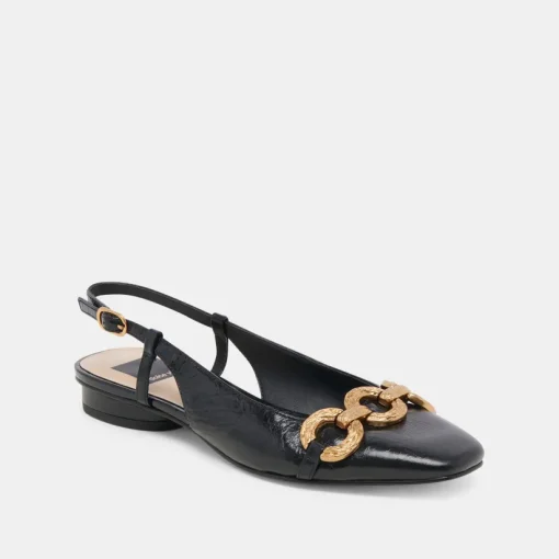 RAMANO FLATS MIDNIGHT CRINKLE PATENT