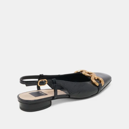 RAMANO FLATS MIDNIGHT CRINKLE PATENT