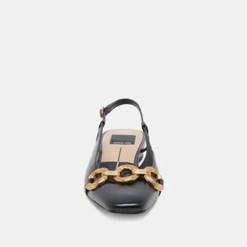 RAMANO FLATS MIDNIGHT CRINKLE PATENT