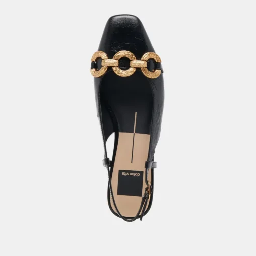 RAMANO FLATS MIDNIGHT CRINKLE PATENT