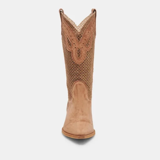 RANCH BOOTS DK BROWN SUEDE