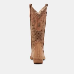 RANCH BOOTS DK BROWN SUEDE