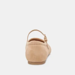 REYES BALLET FLATS BAMBOO SUEDE