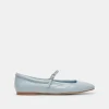 REYES BALLET FLATS SKY BLUE CRINKLE PATENT